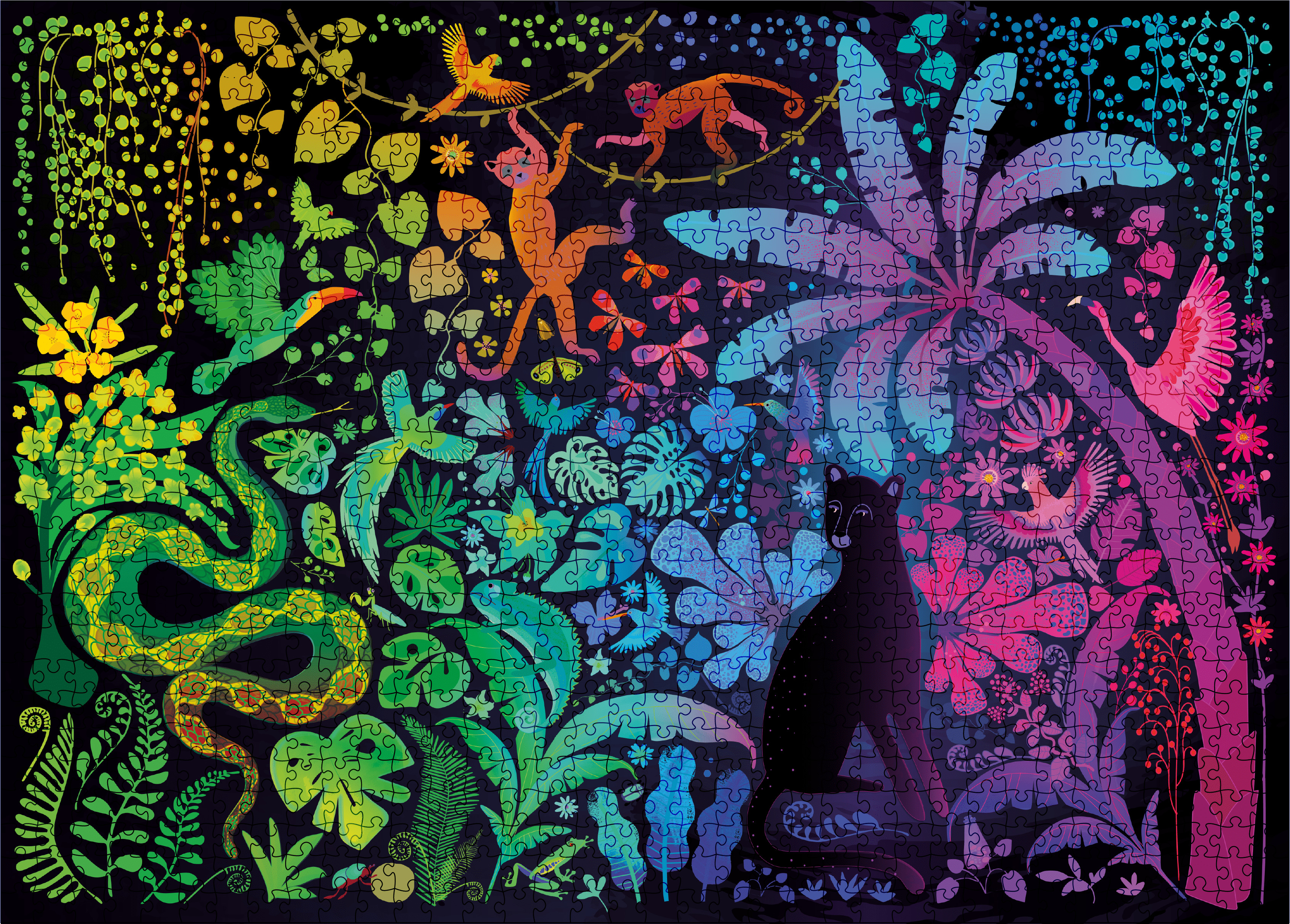 elena essex radiant jungle 1000 piece jigsaw puzzle