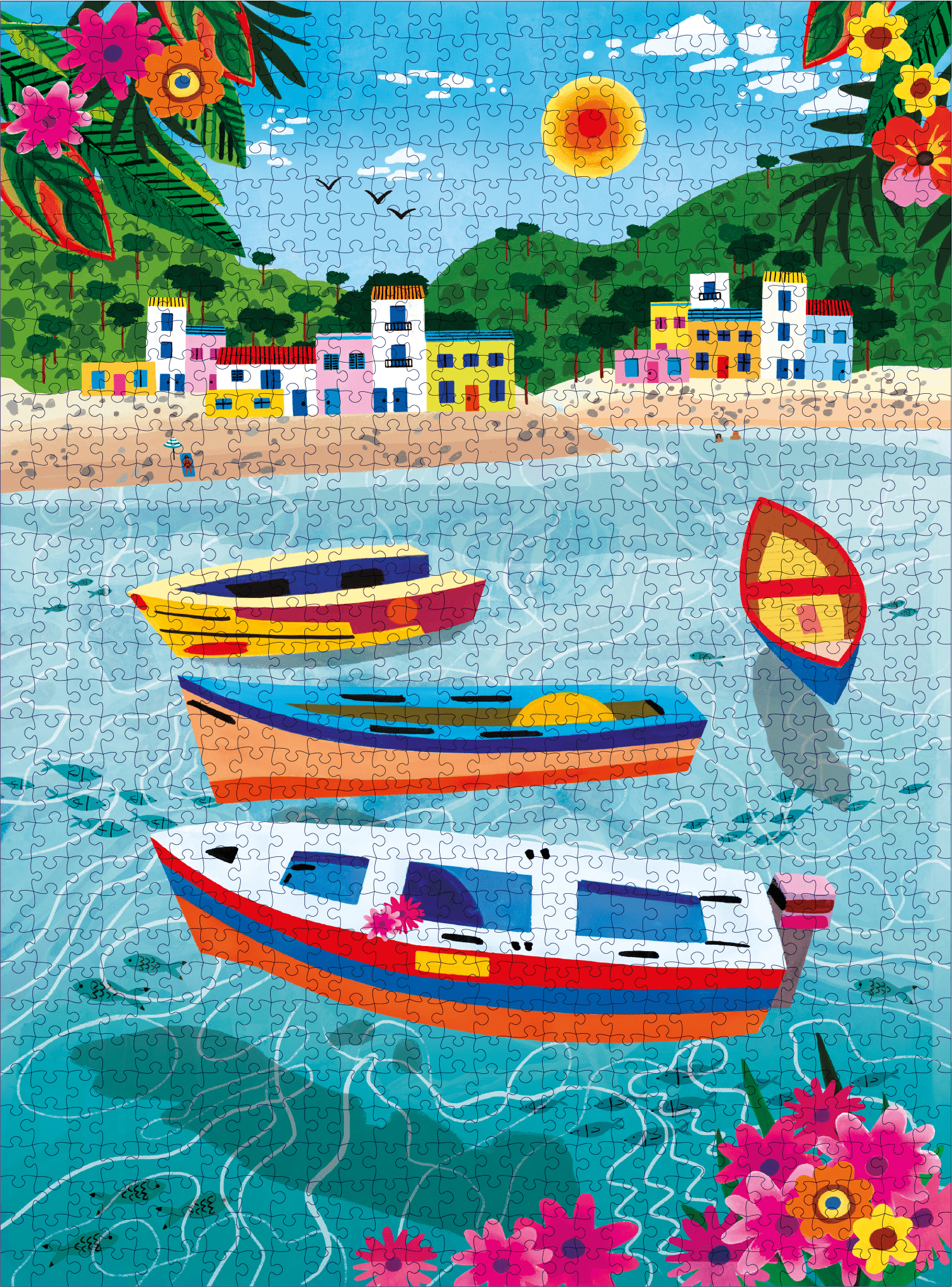 elena essex sicilian cove 1000 piece jigsaw puzzle