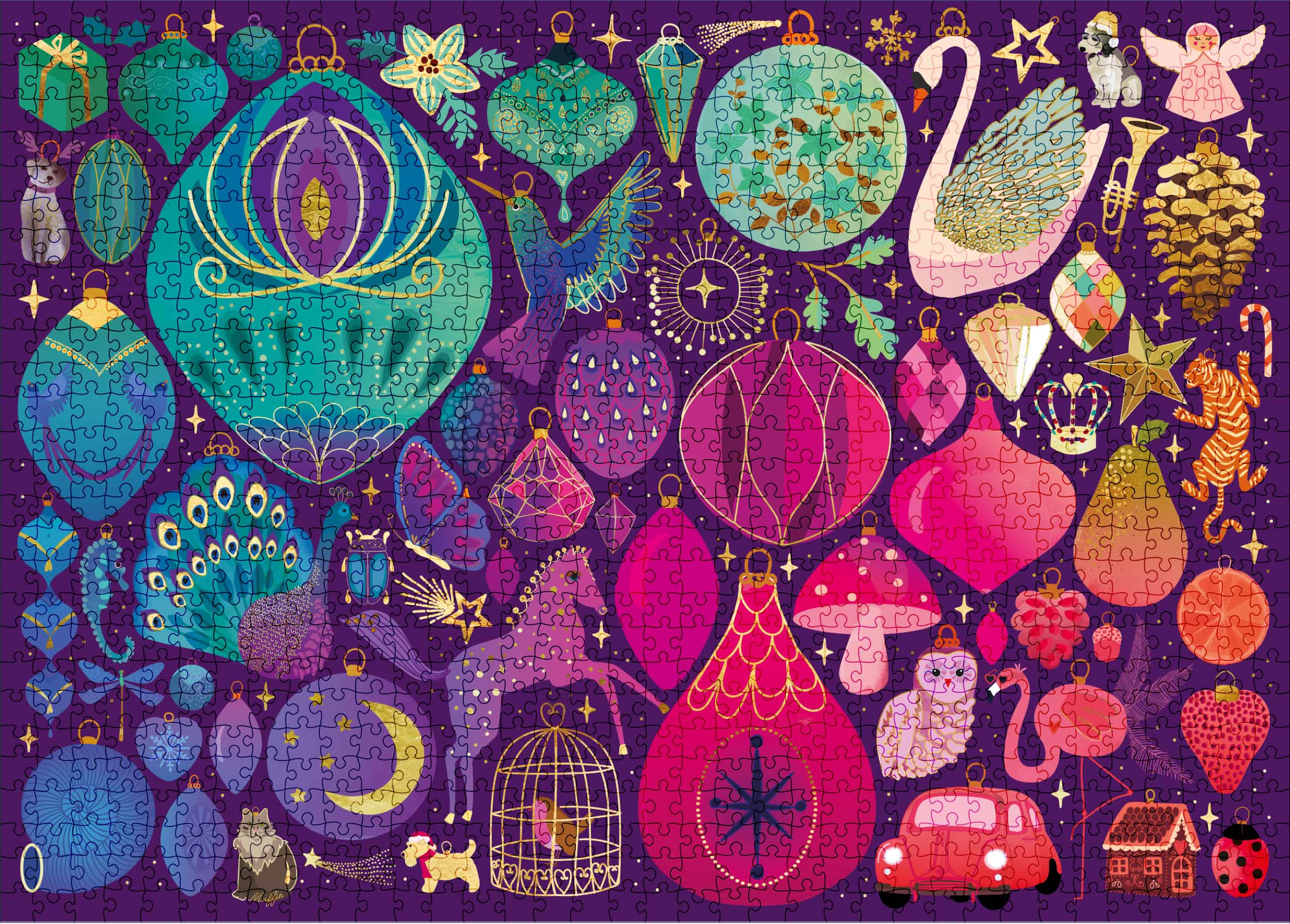 elena essex christmas cornucopia 1000 piece jigsaw puzzle